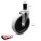Service Caster 5 Inch Thermoplastic Rubber Wheel 1-5/8 Inch Expanding Stem Caster SCC SCC-EX05S510-TPRS-158 - alternate 1